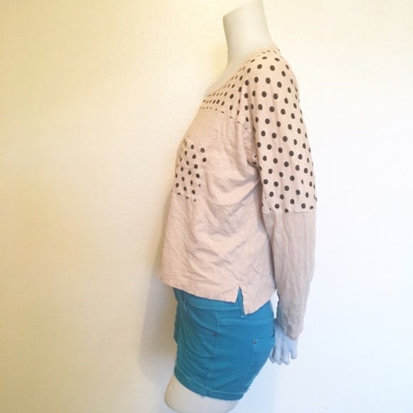 Madewell Small Polka Dot Dolman Pocket Tee - Picture 2 of 6